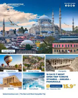 OPEN TRIP TOURKEY 2025