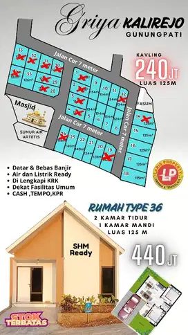 Kavling datar di mangunsari gunungpati semarang