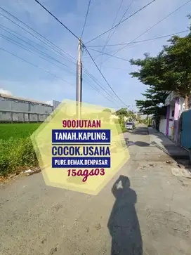Jual Tanah cocok usaha ruko kantor Rumah Pura Demak Denpasar bali