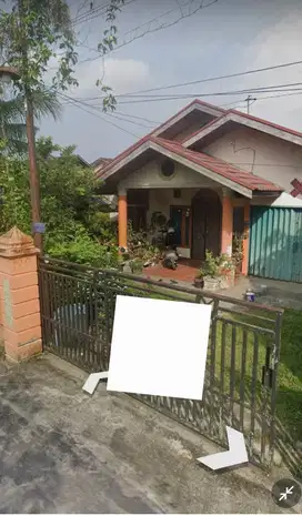 Tanah & rumah murah luas 580m2 300m dari kampus UIR Marpoyan