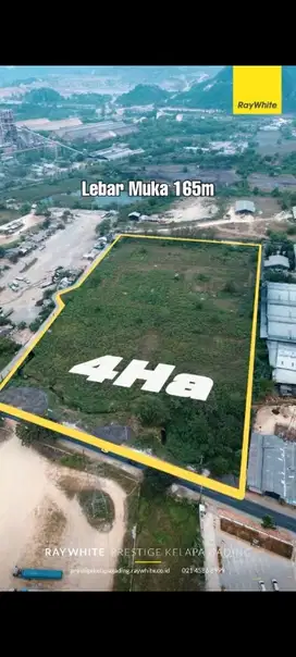 Dijual murah tanah komersial di Palimanan - Jabar