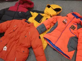 Jaket bulu angsa tebal outdoor anak 9-11 tahun