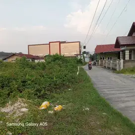 Tanah jl pelita sari  dekat ke jalan Sudirman 80x40m shm