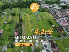 Jual Tanah Gito Gati Area Exclusive Hunian Homestay dan Resto