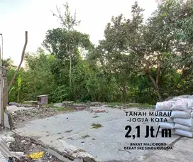 Tanah Murah Jogja Kota, Barat Malioboro