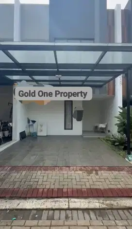 rumah bagus di dalam cluster baru dua lantai siap huni