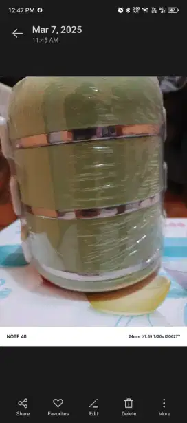 Edisi barang baru &gt; perlu banget utk bawa bekal ke kantor &gt; rantang
