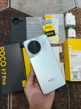 Poco F7 Pro 5G Silver 12gb 512gb Fullset Mulus Like New