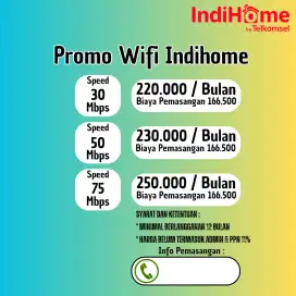 Promo Pemasangan Wifi Indihome