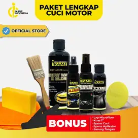 PAKET CUCI MOTOR LENGKAP IKAME - 50k