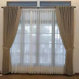 Jual & Pasang Gorden Vitrase Wallpaper Roller Blinds Korden Gordeng