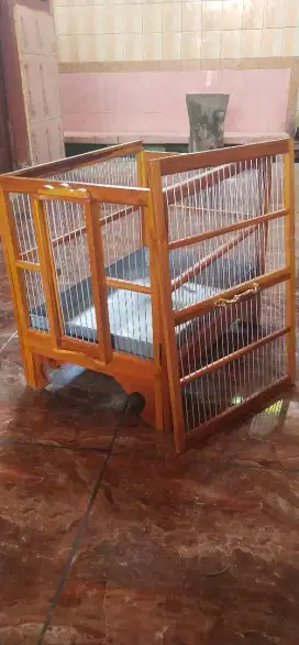 Bak mandi/keramba mandi jumbo kayu jati bs di lipat