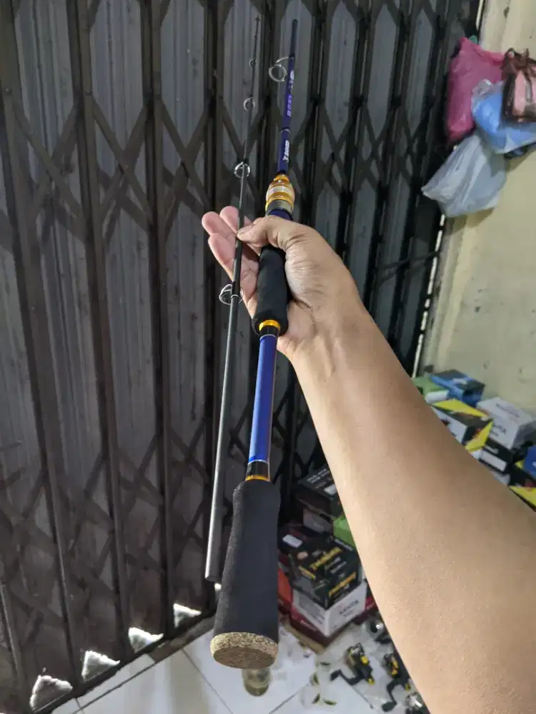 Joran Casting Carbon solid 1.80 Meter 10-20LB BARU Mewah Power 15kg