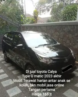 Dijual Toyota Calya G 2023 - Bukan Bekas Taxi Online - KM 19.000