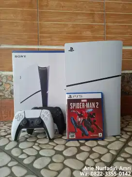 PS5 SLIM DISK 1TB SPIDERMAN2 BISA TUKER TAMBAH