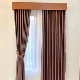 Jual & Pasang Gorden Vitrase Wallpaper Roller Blinds Korden Gordeng