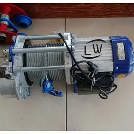 ELECTRIC WIRE ROPE WINCH CHAIN HOIST 1,5TON / 1500KG 30M 220V 1 PHASE