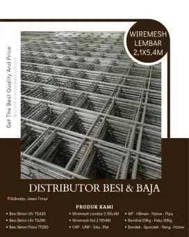 Wiremesh lembar praktis siap kirim
