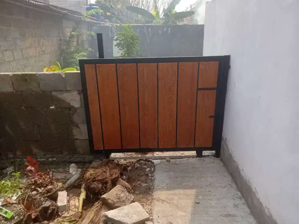 Pintu dorong grs minimalis