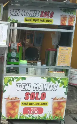 Gerobak es teh solo