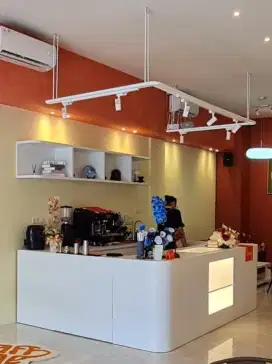 MEJA BAR SET PLUS FREE RAK PAJANGAN