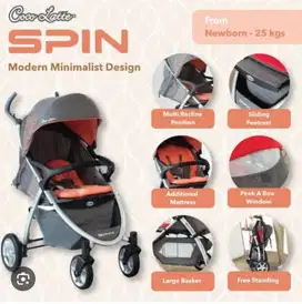 Stroller Cocolatte SPIN (Preloved)