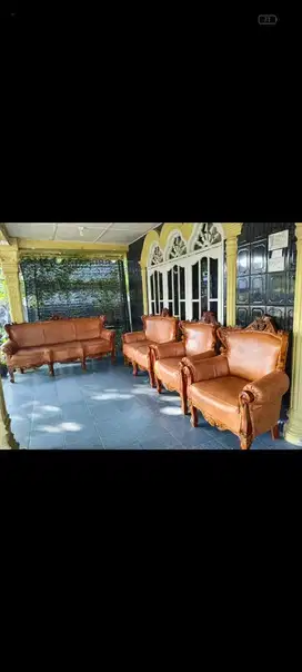 SOFA RUANG TAMU EMPUK KULIT NEGO