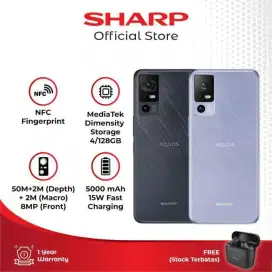 SHARP AQUOS V6 5G RAM 4 128 NEW SEGEL BERGARANSI PASTI ORI
