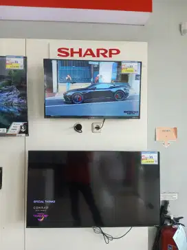 Cicilan SHARP 4K GOOGLE TV bunga 0%