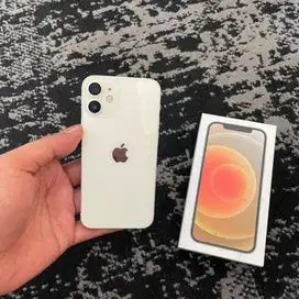 Iphone 12 mini 64 gb putih fullset
