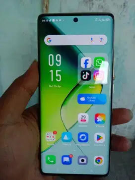Ifinix note 40s 8/256 Gb Fullset layar lengkung