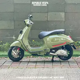 Piaggio Vespa Sprint 150 IGET ABS LED Th 2022 Warna Greend Tenance Fav