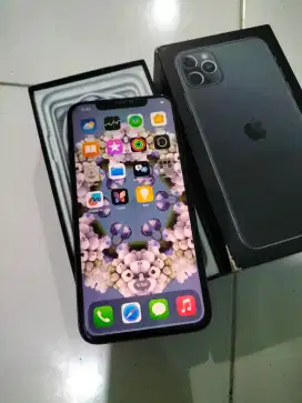 Iphone 11 pro max 256gb fullset all operator