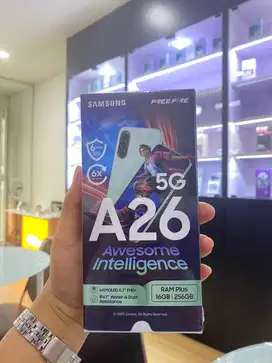 SAMSUNG GALAXY A26 5G 8/256Gb Black New Garansi Resmi - MEGAFONE