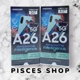 SAMSUNG GALAXY A26 5G RAM 8/256 NEW Segel Garansi Resmi 1 Tahun