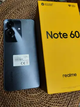 Realmi Note 60 pembelian kurang lebih 1 Minggu...fullset, kondisi 99%