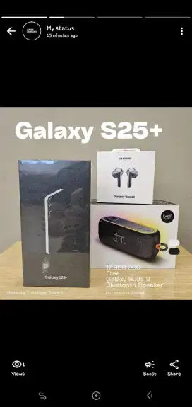 SAMSUNG S25+ PROMO TERBATAS FREE BUDS 3 + SPEAKER