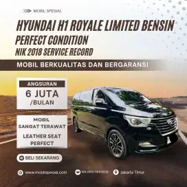 HYUNDAI H1 2.4 ROYALE NEXT GENERATION LIMITED BENSIN NEW MODEL 2018