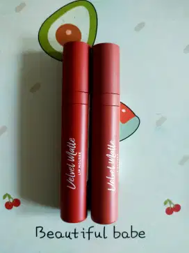 Lipstick Wardah Velvet Lip Mousse Brown Creator & Chic Terracotta