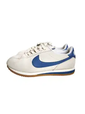 Preloved Nike Cortez Pale Ivory Deep Blue Royal