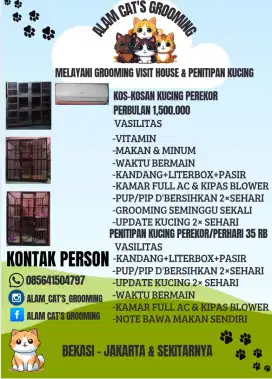 Penitipan kucing dan kos²san kucing