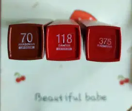 Lipstick Maybelline Superstay Matte Ink Amazonian, Peacekeeper, Dancer
