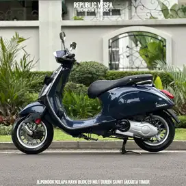 Piaggio Vespa Sprint 150 3V Th 2014 Warna Biru Perfect Condition