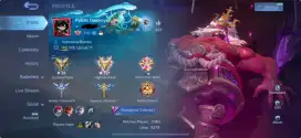 JUAL AKUN ML EX *127 ADA SKIN LEGEND FRANCO & JJK KULIAN