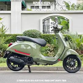 Piaggio Vespa Sprint S 150 Iget ABS LED Th 2022 Warna Green Tenance