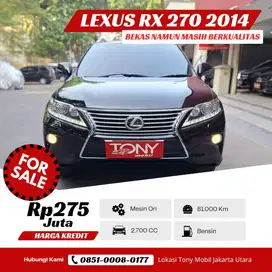 Lexus RX270 2.7 AT 2014 Hitam