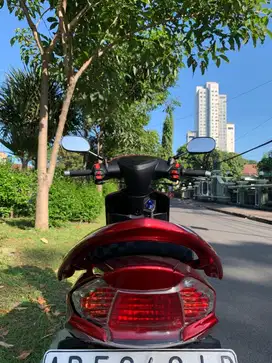 YAMAHA MIO 2009 MERAH MAZDA FULL BARU RESTO MOD