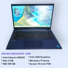 Laptop Advan Soulmate 1405
