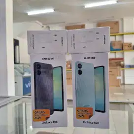 Samsung galaxy A06 Ram 8/64gb Free Trevel Adapter 25watt Garansi resmi