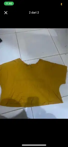 Baju atasan croptop